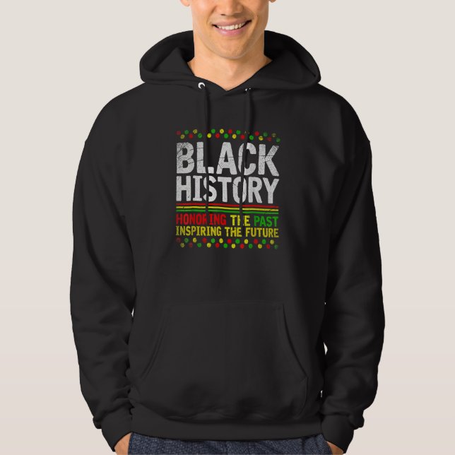 Veste À Capuche Black History Month Afro African Pride Men Women K (Devant)