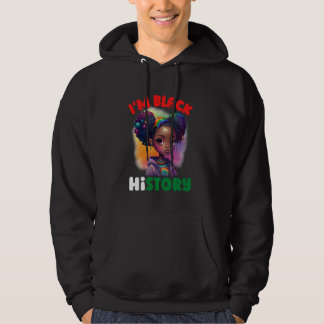 Veste À Capuche Black History Moth Girl African Pride American