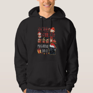 Veste À Capuche Black Lab Cher Père Noël Mon Pote L'A Fait Drôle C