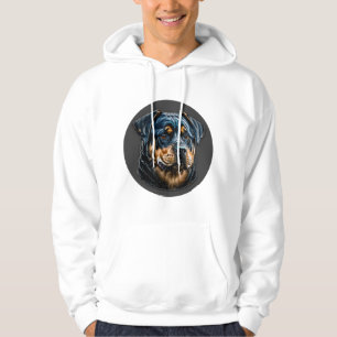 Veste À Capuche Black Rottweiler