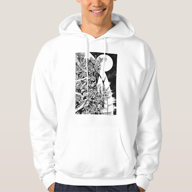 Veste À Capuche Blackest Night Group et Moon 2 (Devant)