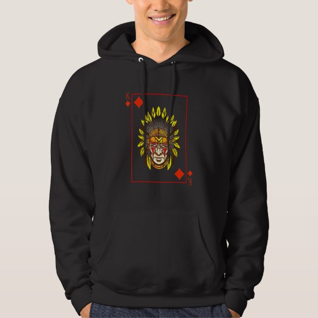 Veste À Capuche Blackjack King Of The Native American War Bonnet L (Devant)