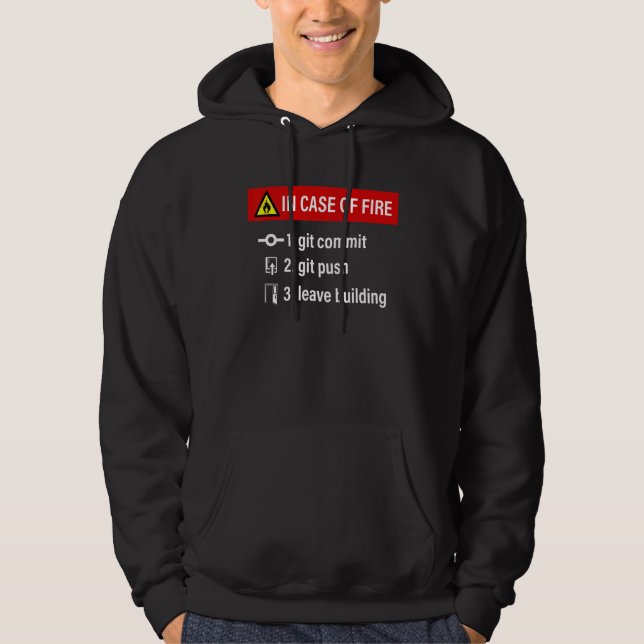 Veste À Capuche Blague de programmeur Web Software Developer Git C (Devant)