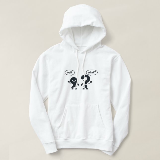 Veste À Capuche blagues de grammaire sweat-shirts à capuche (Design devant)