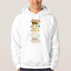 Veste À Capuche blaireau à double arc-en-ciel