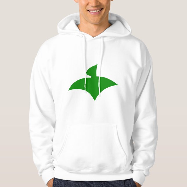 Veste à Capuche Blanc Pour Hommes (Airfly) Green (Devant)