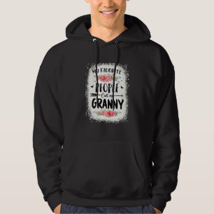 Veste À Capuche Bleached Mes Gens Favoris Appelent Moi Granny Tee 