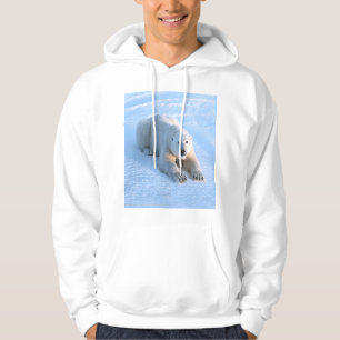 Veste À Capuche Bleu d'ours blanc