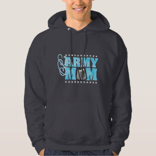 Veste À Capuche Bleu fier Camo de maman d'armée
