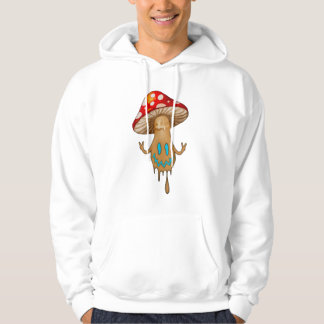 Veste À Capuche Bleu Yeux mignon Champignons Sweatshirt à capuche