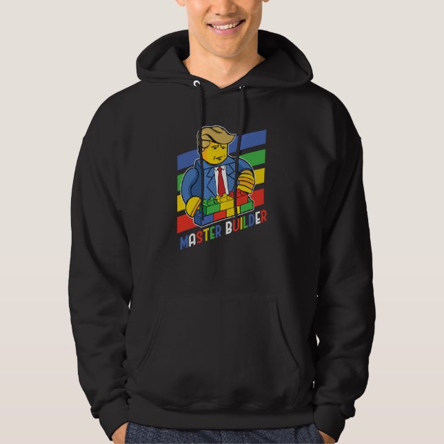 Veste À Capuche Blocs de construction Master Builder Hommes Femmes (Devant)