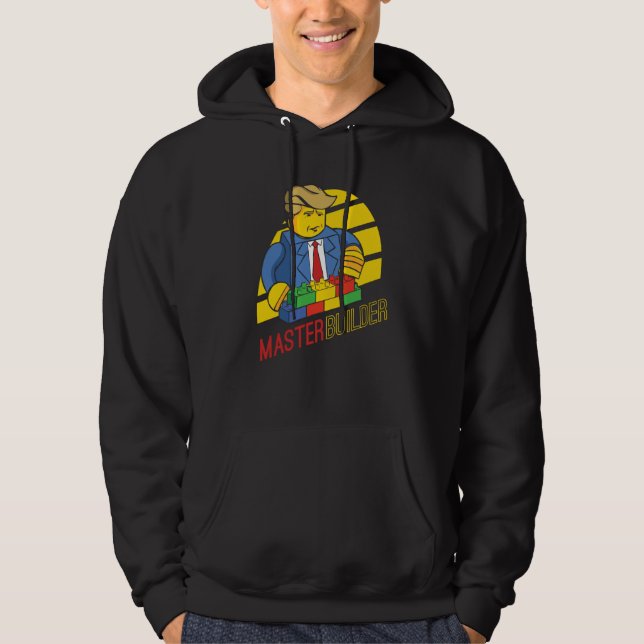 Veste À Capuche Blocs de construction Master Builder Hommes Femmes (Devant)