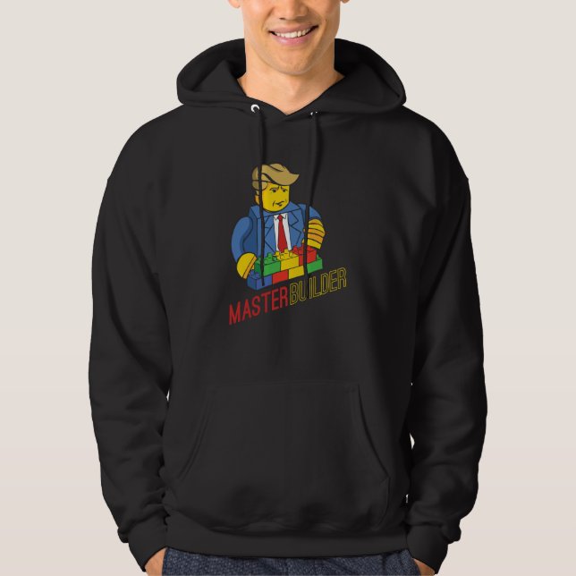 Veste À Capuche Blocs de construction Master Builder Hommes Femmes (Devant)