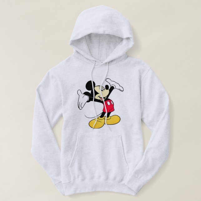 Veste À Capuche Blouse de moletom du Mickey Mouse (Design devant)