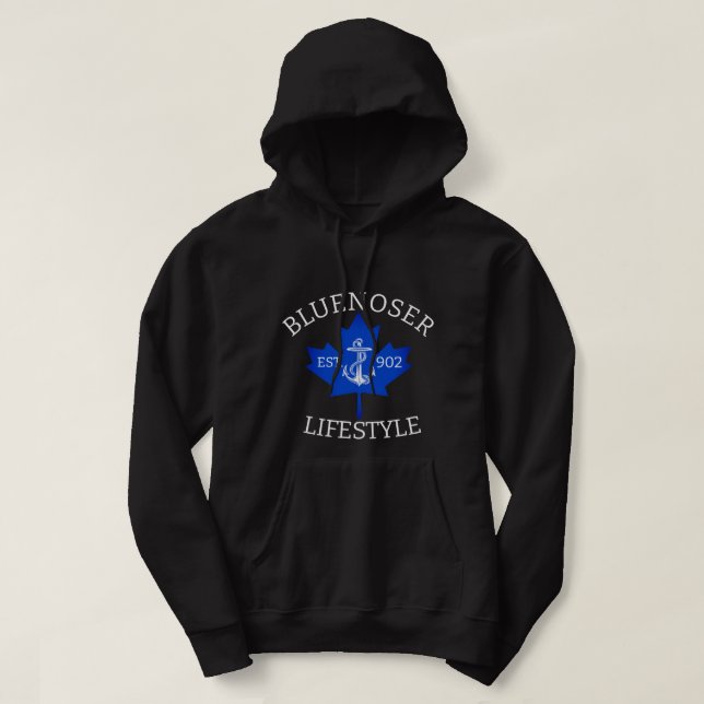 Veste À Capuche Bluenoser Lifestyle Feuille d'érable 902 Eh ! (Design devant)
