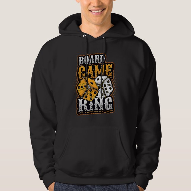 Veste À Capuche Board Game King Dice Tabletop Board Game Player (Devant)
