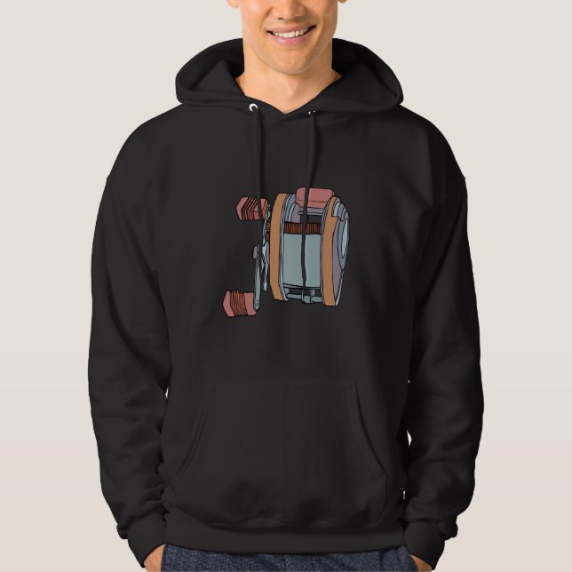 Veste À Capuche Bobine de pêche (Devant)