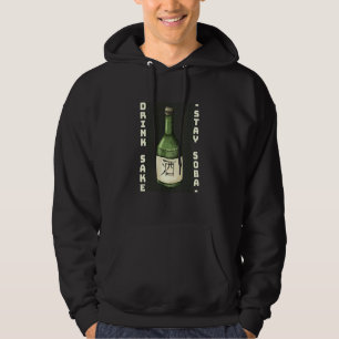 Veste À Capuche Boire du saké et rester soba alcool japonais saké
