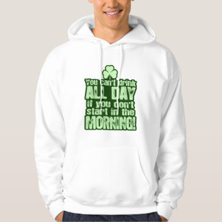 Veste À Capuche Boire hilare de Jour de la Saint Patrick