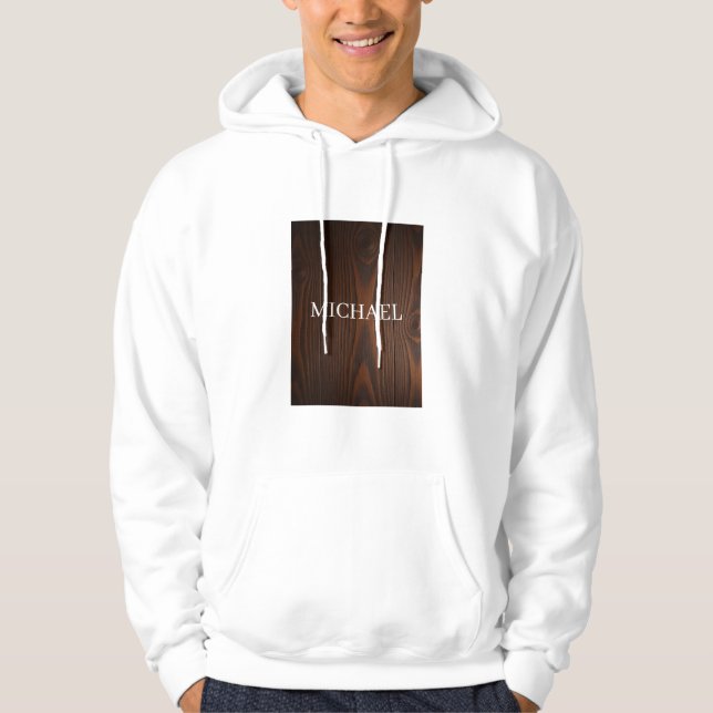 Veste À Capuche Bois Rustique Michael – Force Naturelle Artisanale (Devant)