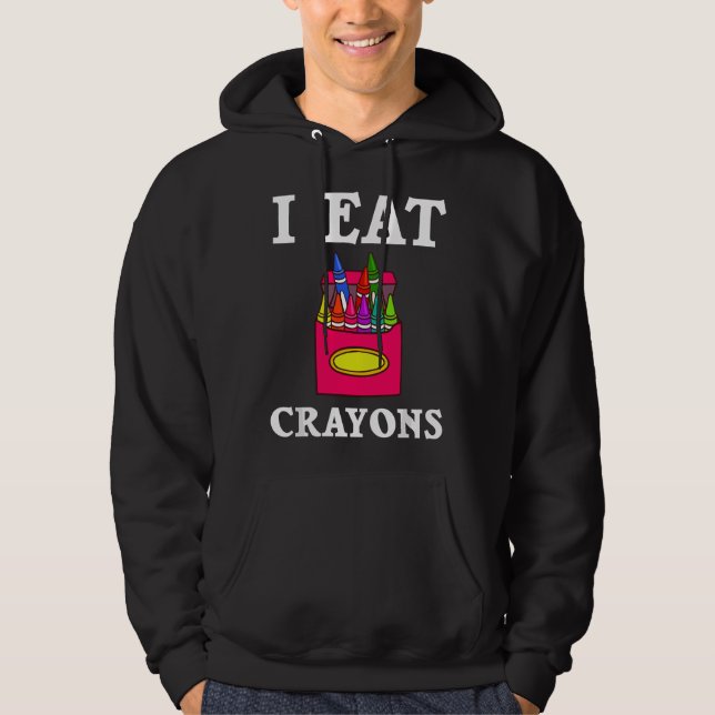 Veste À Capuche Boîte de crayons de dessin Pastel à la cire  (Devant)