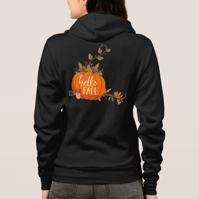 Veste À Capuche Bonjour automne (Dos)