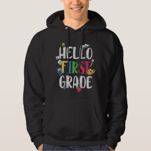 Veste À Capuche Bonjour Cadeau pour la classe de CP pour enfants