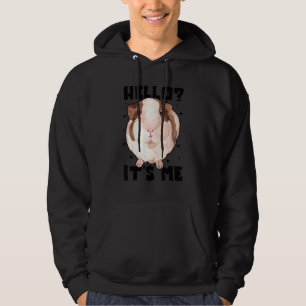 Veste À Capuche Bonjour, c'est moi propriétaire de cochon d'Inde g