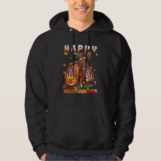Veste À Capuche Bonjour Thanksmas Turkey Horse Christmas Reind