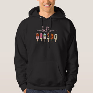 Veste À Capuche Bonjour Vacances Été Glace Crème Popsicle Ice Loll