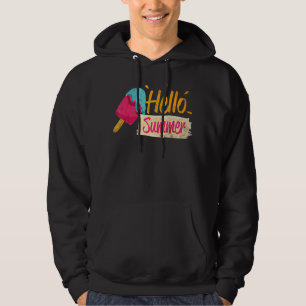 Veste À Capuche Bonjour Vacances Été Glace Crème Popsicle Ice Loll