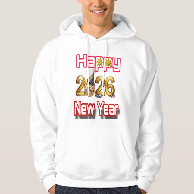 Veste À Capuche Bonne année  (Devant)