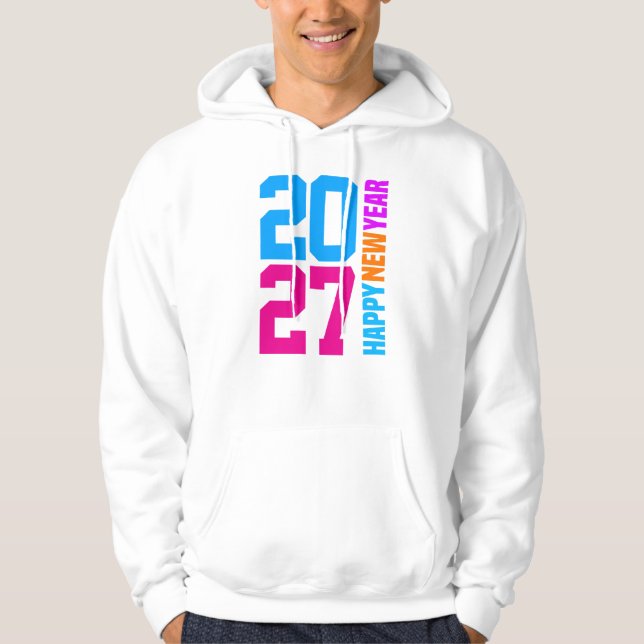 Veste À Capuche Bonne année 2027 (Devant)