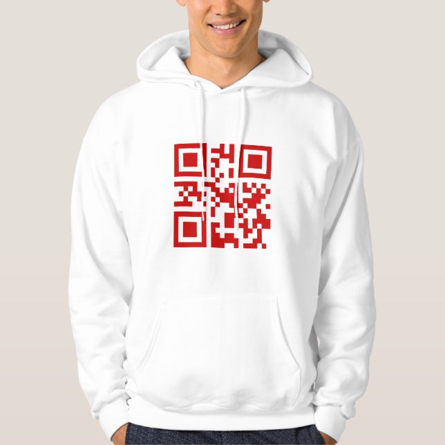 Veste À Capuche Bonne année ! — Code QR (Devant)