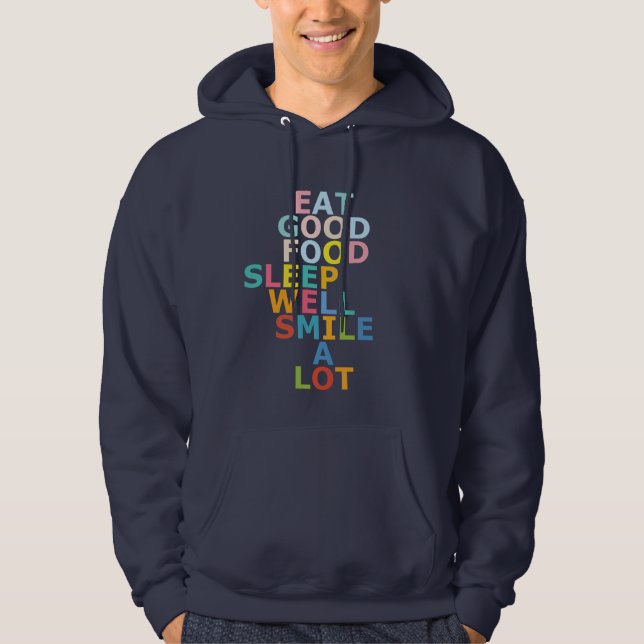 Veste À Capuche Bonne vie (Devant)