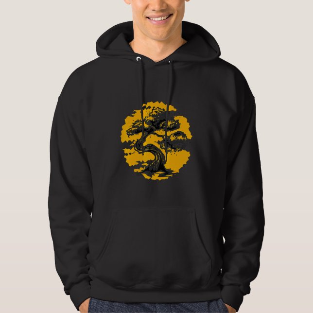 Veste À Capuche Bonsai Tree Zen Buddhist (Devant)