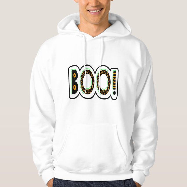 Veste À Capuche BOO Halloween (Devant)