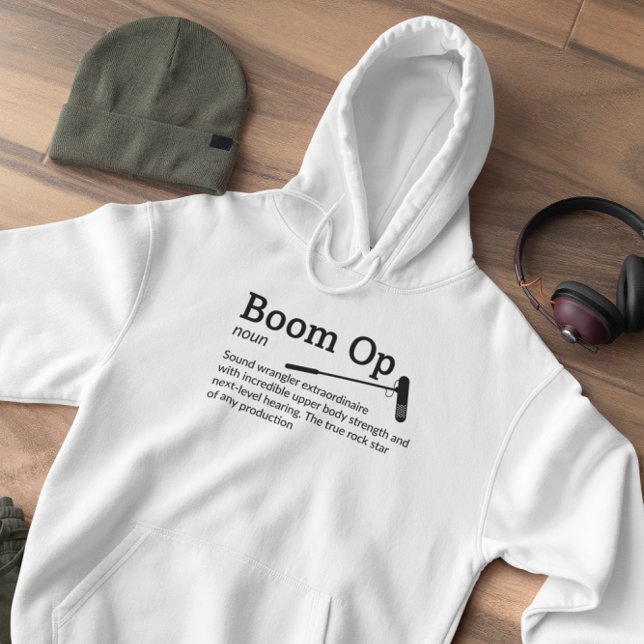Veste À Capuche Boom Op Definition Light Mode - Film Crew (Créateur téléchargé)