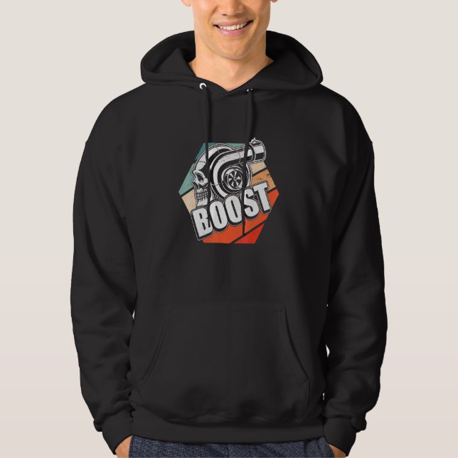 Veste À Capuche Boost Pour Réglage De Voiture Tee Véritable Mécani (Devant)