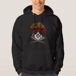 Veste À Capuche Border Collie Pirate Enfants Chien Pirate Citrouil