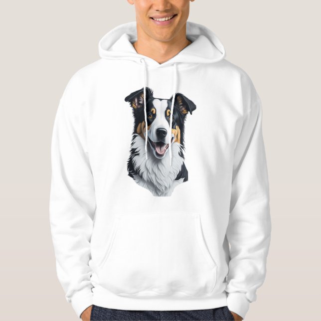 Veste À Capuche Bordure face Collie (Devant)