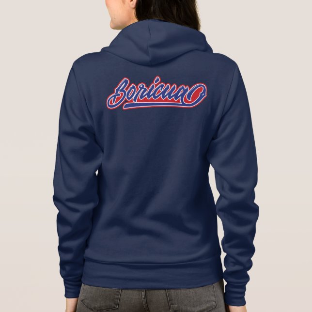 Veste À Capuche Boricua Porto Rico (Dos)