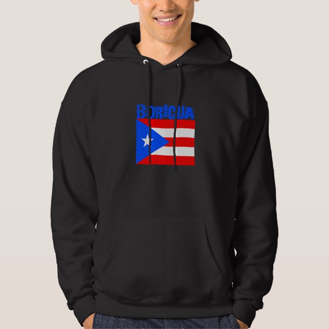 Veste À Capuche Boricua Roots Puerto Rico Pride PR Souvenir Puerto (Devant)
