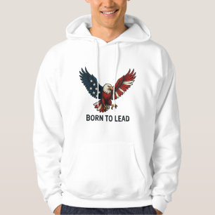 Veste À Capuche Born To Lead – Bold Eagle Design