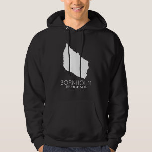 Veste À Capuche Bornholm Danemark Ile Coordonner Dansk Card