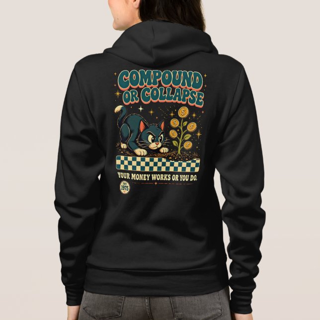 Veste À Capuche Boss Babe - Compoundage ou Effondrement de l'Activ (Dos)