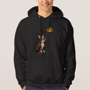 Veste À Capuche Bostie À Tacos, Funny Boston Terrier