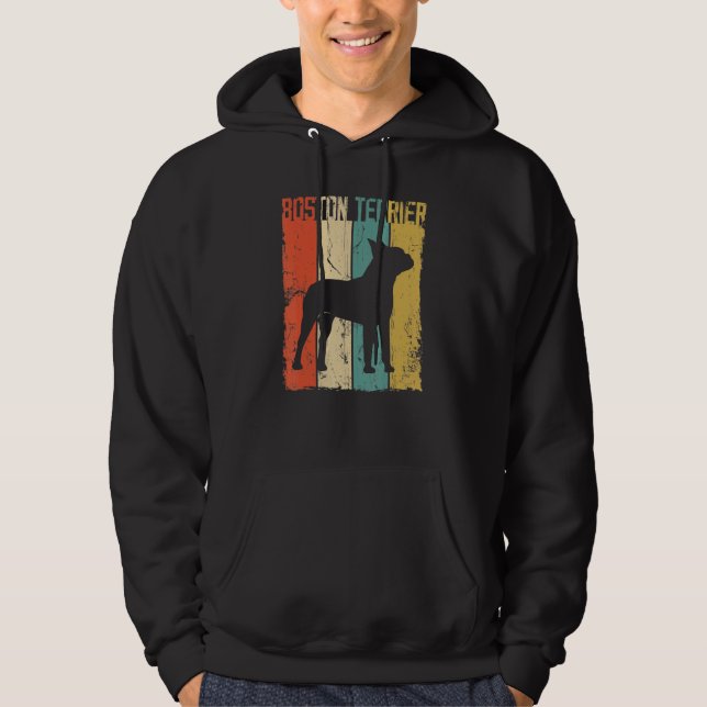 Veste À Capuche Boston Terrier chien 1 (Devant)
