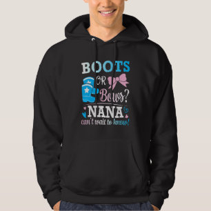Veste À Capuche Bottes ou vaches Nana ne peut pas attendre de conn