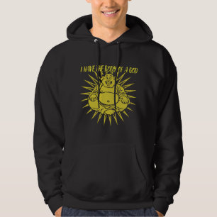 Veste À Capuche Bouddha j'ai le corps d'un dieu méditation spiritu